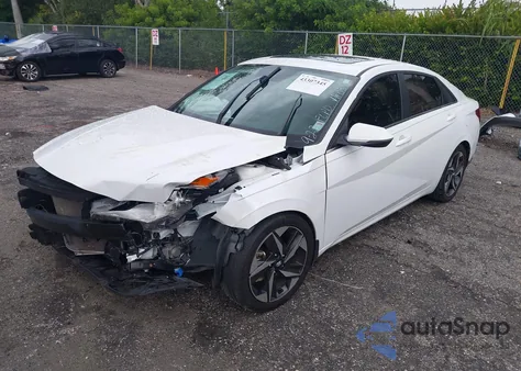 2022 Hyundai Elantra Sel z USA, uszkodzony, nr VIN 5NPLN4AG0NH060341